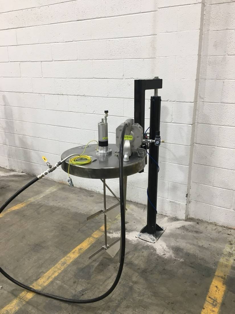 Finishing system installation inside a production facility